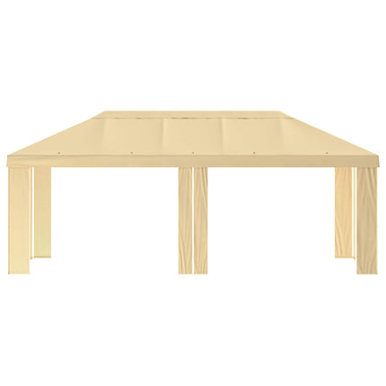 Tältöverdrag 6 x 3 m Gräddvit Polyester 190 gsm