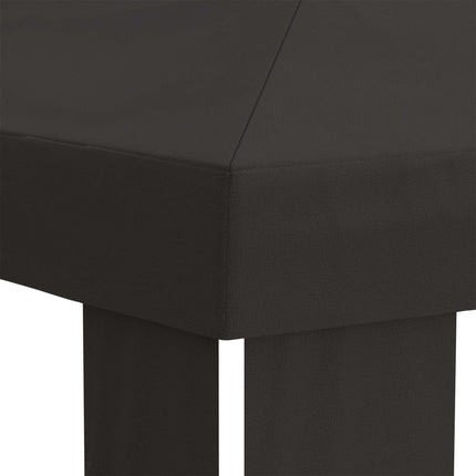 Tältöverdrag 6 x 3 m Antracit Polyester 190 gsm