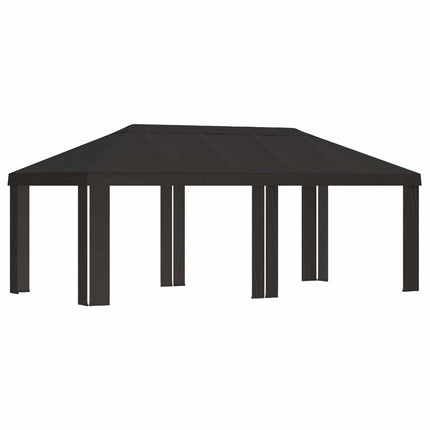 Tältöverdrag 6 x 3 m Antracit Polyester 190 gsm