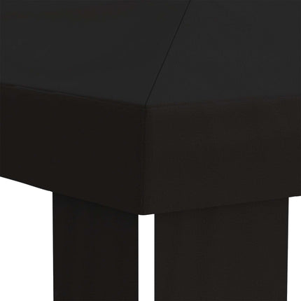 Tältöverdrag 6 x 3 m Svart Polyester 190 gsm