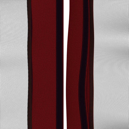 Gazebo-tak med sidoväggar Vinröd 600,5 x 300,5 cm Polyester