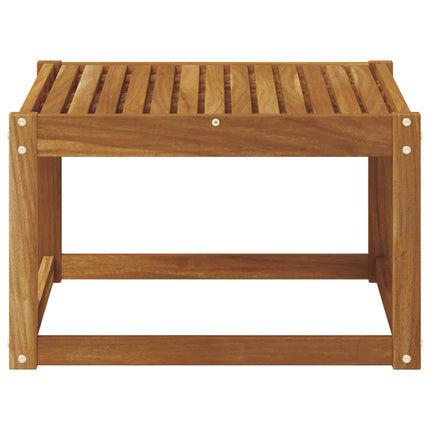 Utomhusbord Massivt Akaciaträ Naturfärg 59 x 59 x 37 cm