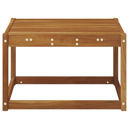 Utomhusbord Massivt Akaciaträ Naturfärg 59 x 59 x 37 cm