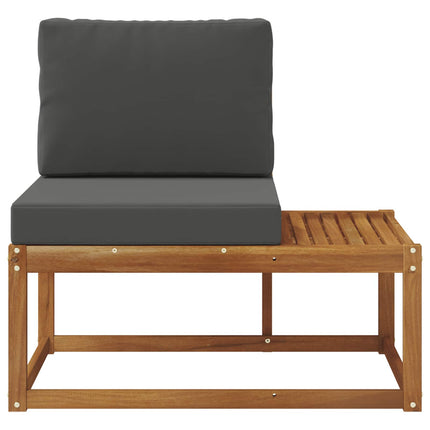 Modulsoffa utomhus Naturlig och Antracit 91 x 63 x 73 cm