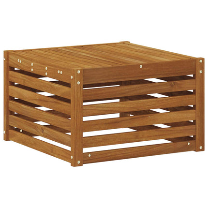 Utomhusbord Massivt Akaciaträ Naturfärg 59 x 59 x 37 cm
