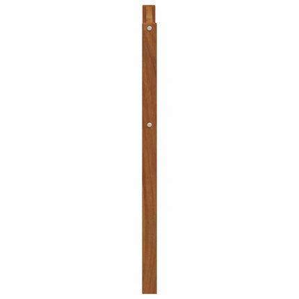 Armstöd 2 pcs Naturfärg 59 x 4 x 73 cm Massivt Akaciaträ