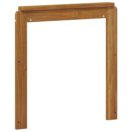 Armstöd 2 pcs Brun 59 x 6 x 61 cm Konstruerat trä