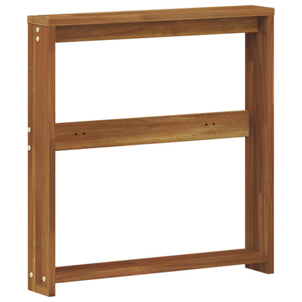 Armstöd 2 st Naturlig 58,5 x 10 x 61 cm Massivt Akaciaträ