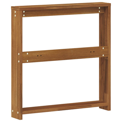Armstöd 2 st Naturlig 58,5 x 10 x 61 cm Massivt Akaciaträ