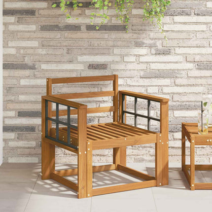 Armstöd 2 st Naturlig 60 x 6 x 61 cm Massivt Akaciaträ