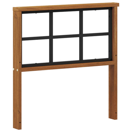 Armstöd 2 st Naturlig 60 x 6 x 61 cm Massivt Akaciaträ