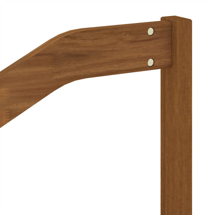 Armstöd 2 pcs Naturlig 59 x 4 x 73 cm Massivt Akaciaträ