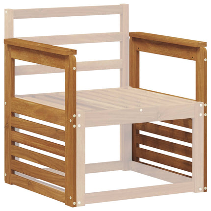 Armstöd 2 pcs Brun 59 x 6 x 61 cm Konstruerat trä