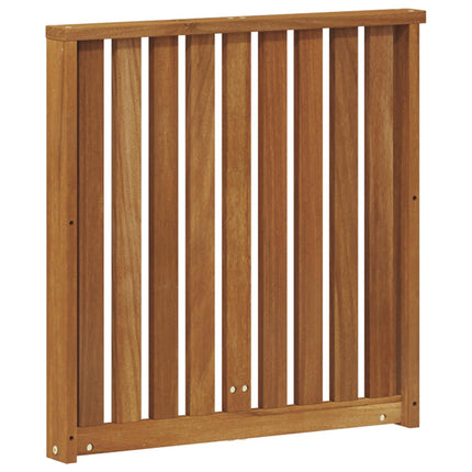 Armstöd 2 pcs Brun 60 x 6 x 61 cm Konstruerat trä