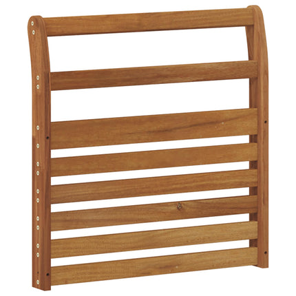 Armstöd 2 pcs Naturlig 58,5 x 8 x 60 cm Massivt Akaciaträ