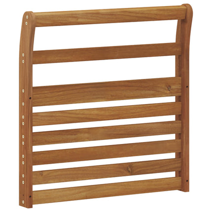 Armstöd 2 pcs Naturlig 58,5 x 8 x 60 cm Massivt Akaciaträ