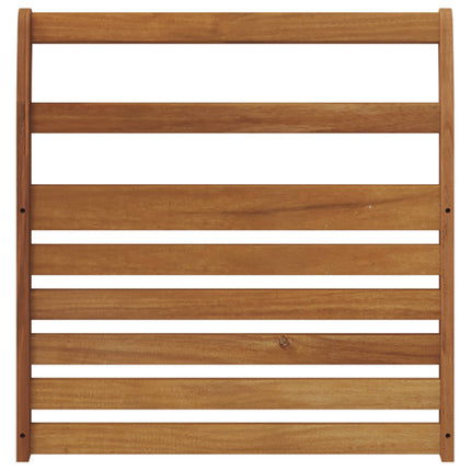 Armstöd 2 pcs Naturlig 58,5 x 8 x 60 cm Massivt Akaciaträ