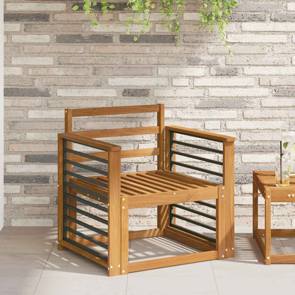 Armstöd 2 pcs Naturlig 60 x 6 x 61 cm Massivt Akaciaträ