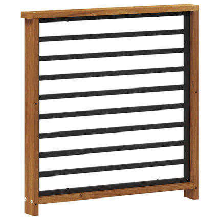 Armstöd 2 pcs Naturlig 60 x 6 x 61 cm Massivt Akaciaträ