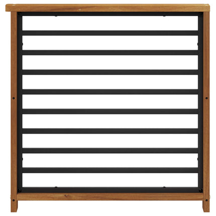 Armstöd 2 pcs Naturlig 60 x 6 x 61 cm Massivt Akaciaträ