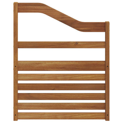 Armstöd 2 pcs Brun 59 x 4 x 73 cm Konstruerat trä