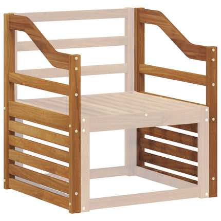 Armstöd 2 pcs Brun 59 x 4 x 73 cm Konstruerat trä
