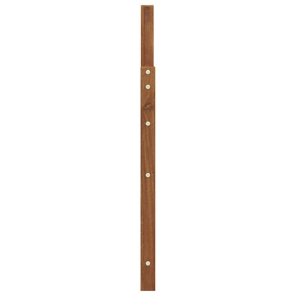 Armstöd 2 pcs Brun 59 x 4 x 73 cm Konstruerat trä