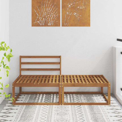 Sektionell Soffa Enheter 2 Stycke Naturfärg