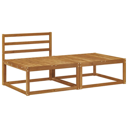 Sektionell Soffa Enheter 2 Stycke Naturfärg