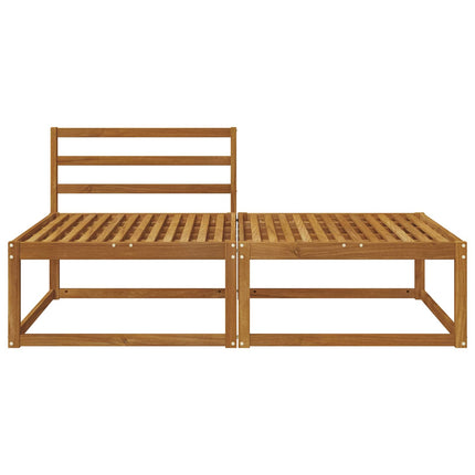 Sektionell Soffa Enheter 2 Stycke Naturfärg