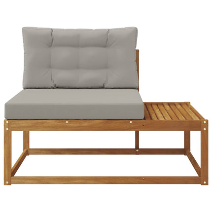 Utomhus modulsoffa med kudde Naturfärg 115 x 83 x 73 cm