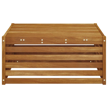 Utomhusbord Massivt Akaciaträ Naturfärg 79 x 79 x 37 cm