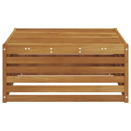 Utomhuspall Naturfärg 79 x 79 x 37 cm Massivt Akaciaträ