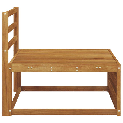 Utomhus Mellansoffa Massivt Akaciaträ Naturfärg 79 x 83 x 73 cm