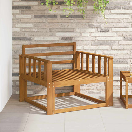 Armstöd 2 st Naturlig 80 x 6 x 61 cm Massivt Akaciaträ