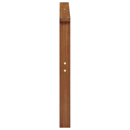 Armstöd 2 st Naturlig 80 x 6 x 61 cm Massivt Akaciaträ