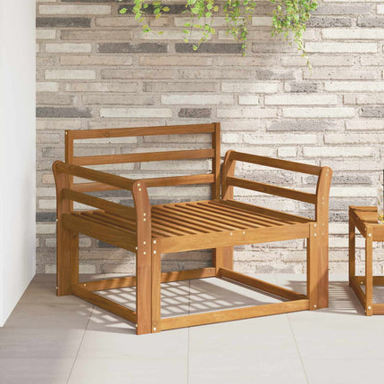 Armstöd 2 st Naturlig 79 x 8 x 60 cm Massivt Akaciaträ
