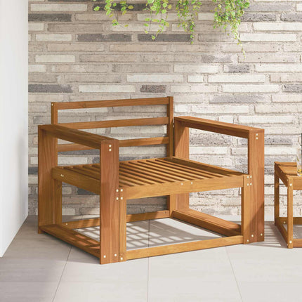 Armstöd 2 st Naturlig 78 x 10 x 61 cm Massivt Akaciaträ