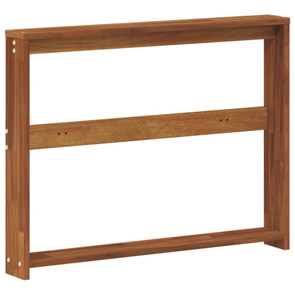Armstöd 2 st Naturlig 78 x 10 x 61 cm Massivt Akaciaträ