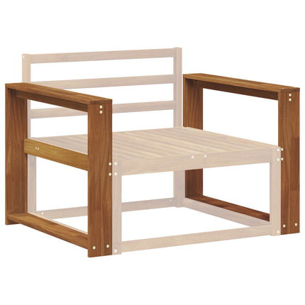 Armstöd 2 st Naturlig 78 x 10 x 61 cm Massivt Akaciaträ
