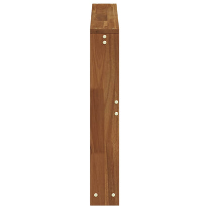 Armstöd 2 st Naturlig 78 x 10 x 61 cm Massivt Akaciaträ