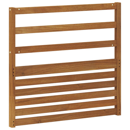 Armstöd 2 st Naturlig 79 x 4 x 73 cm Massivt Akaciaträ