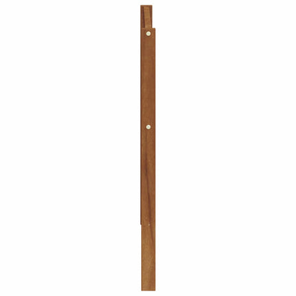 Armstöd 2 st Naturlig 79 x 4 x 73 cm Massivt Akaciaträ