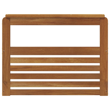 Armstöd 2 st Naturlig 79 x 6 x 61 cm Massivt Akaciaträ