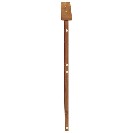 Armstöd 2 st Naturlig 79 x 6 x 61 cm Massivt Akaciaträ