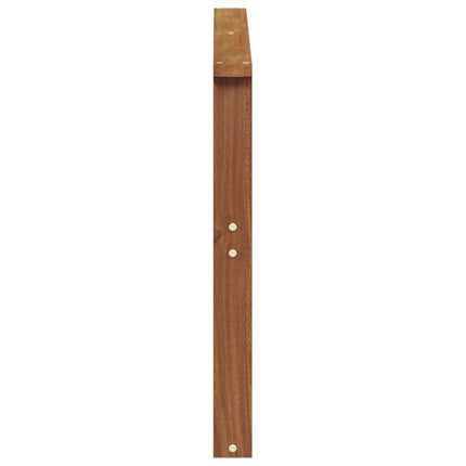Armstöd 2 st Naturlig 80 x 6 x 61 cm Massivt Akaciaträ