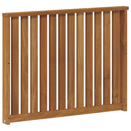 Armstöd 2 st Naturlig 80 x 6 x 61 cm Massivt Akaciaträ