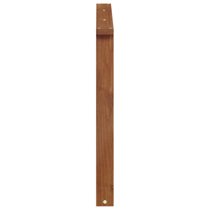 Armstöd 2 st Naturlig 80 x 6 x 61 cm Massivt Akaciaträ