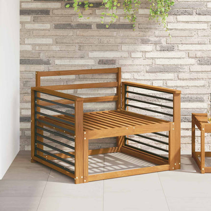 Armstöd 2 st Naturlig 80 x 6 x 61 cm Massivt Akaciaträ