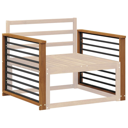 Armstöd 2 st Naturlig 80 x 6 x 61 cm Massivt Akaciaträ